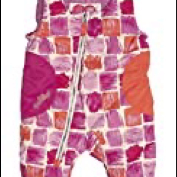 NWT Obermeyer Arielle Bib Ski Pants $70 Paintbrush Print 0-6 mo - Picture 2 of 7